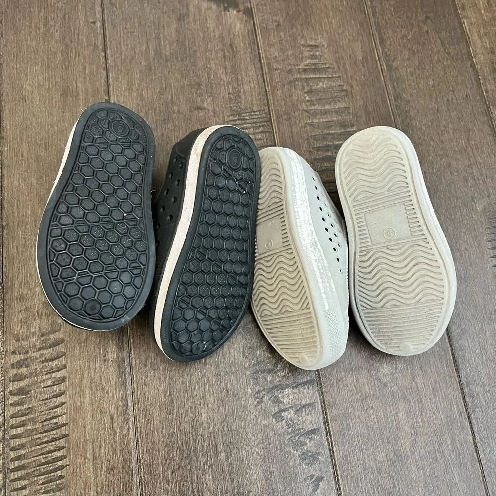 Cat & Jack + Unknown Brand Water Shoes Summer Sandals Perforated 6 Lot Bundle